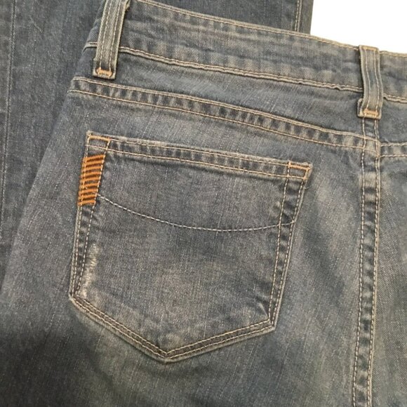 Paige Hollywood Hills Bootcut Jeans Premium Denim Womens Size 28 Blue Stretch Co - Picture 6 of 8
